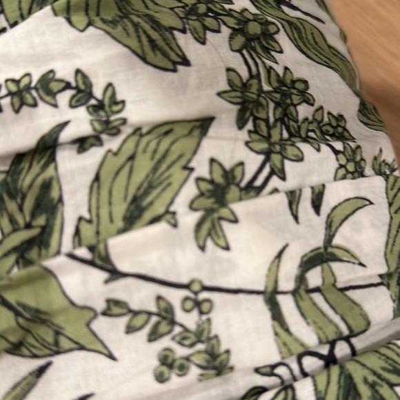 MADISON MATHEWS Pawley Midi Dress Green Tropical Toile SIZE XS NWT - Picture 6 of 6